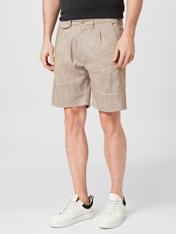 DRYKORN Regular Pants 'Abroad' in Brown: front