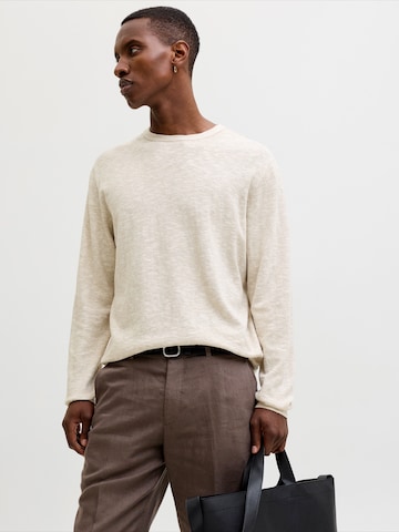 JACK & JONES Trui 'JJESummer' in Beige: voorkant