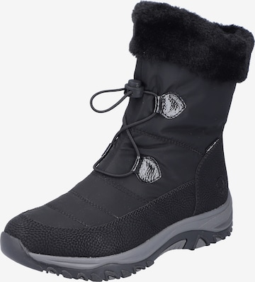 Rieker Snow Boots in Black: front