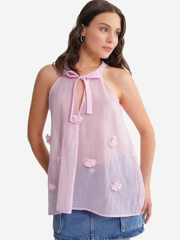 MixRay - Top em rosa