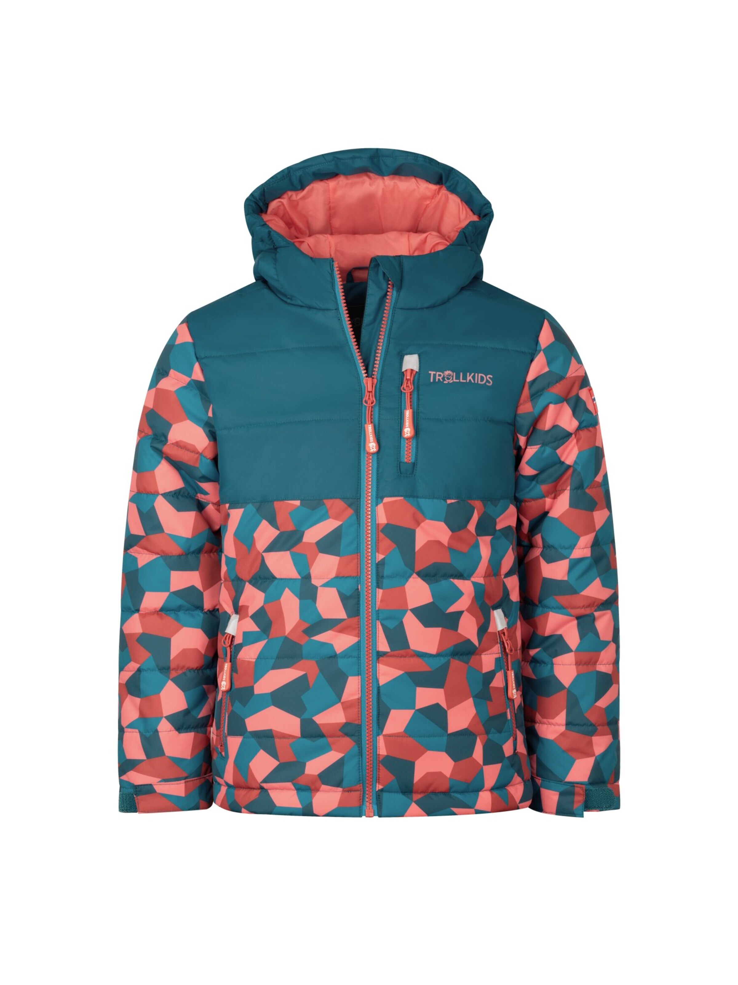TROLLKIDS Winter Jacket in Blue: front