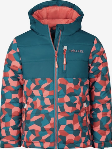 TROLLKIDS Winter Jacket in Blue: front