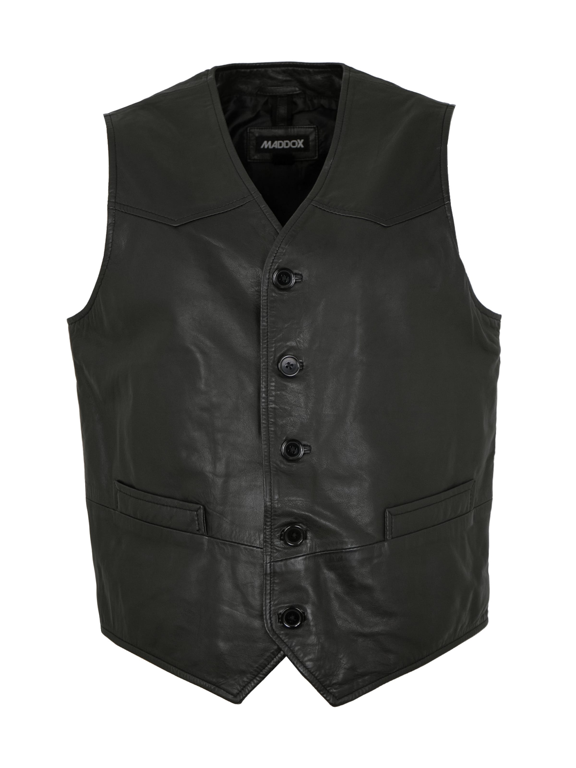 MADDOX Vest 'Emilio' i sort: forside