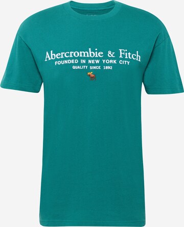 Abercrombie & Fitch Tričko – zelená: přední strana