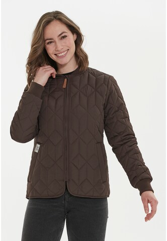 Weather Report Athletic Jacket 'Piper' in Brown: front