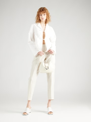 BRAX Zúžený Kalhoty s puky 'Maron S' – bílá