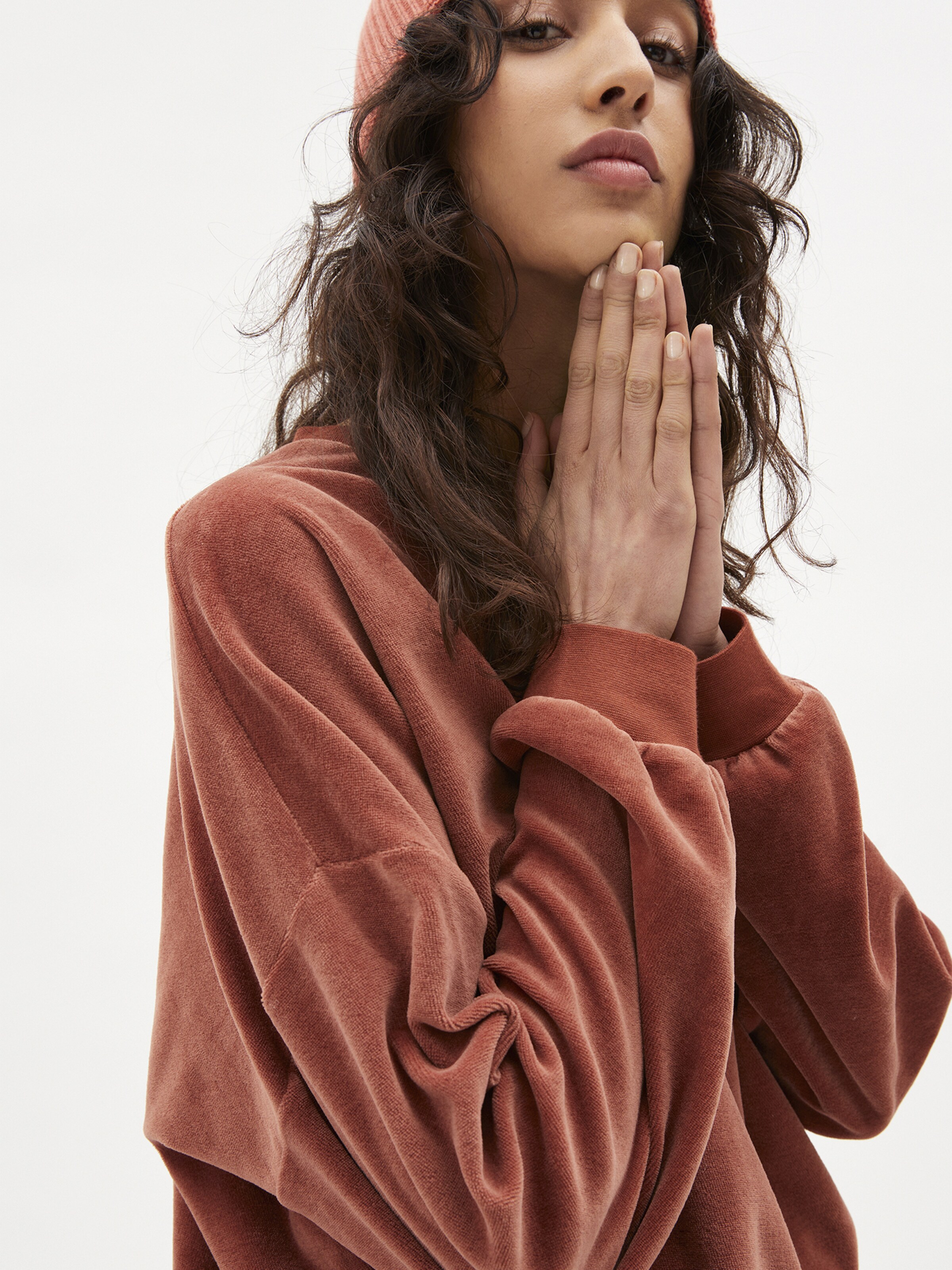 Frauen Pullover & Strick ARMEDANGELS Sweatshirt 'Anda' in Rostbraun - RI40504 Frauen Pullover & Strick ARMEDANGELS Sweatshirt 'Anda' in Rostbraun - RI40504