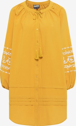 DreiMaster Vintage - Vestido en amarillo: frente
