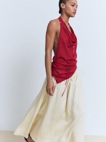Jupe 'PERTH' MANGO en beige