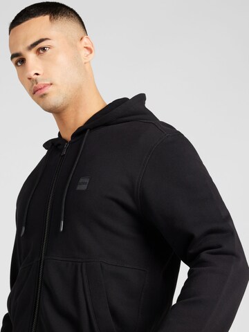 BOSS - Sudadera con cremallera 'Zetalky' en negro