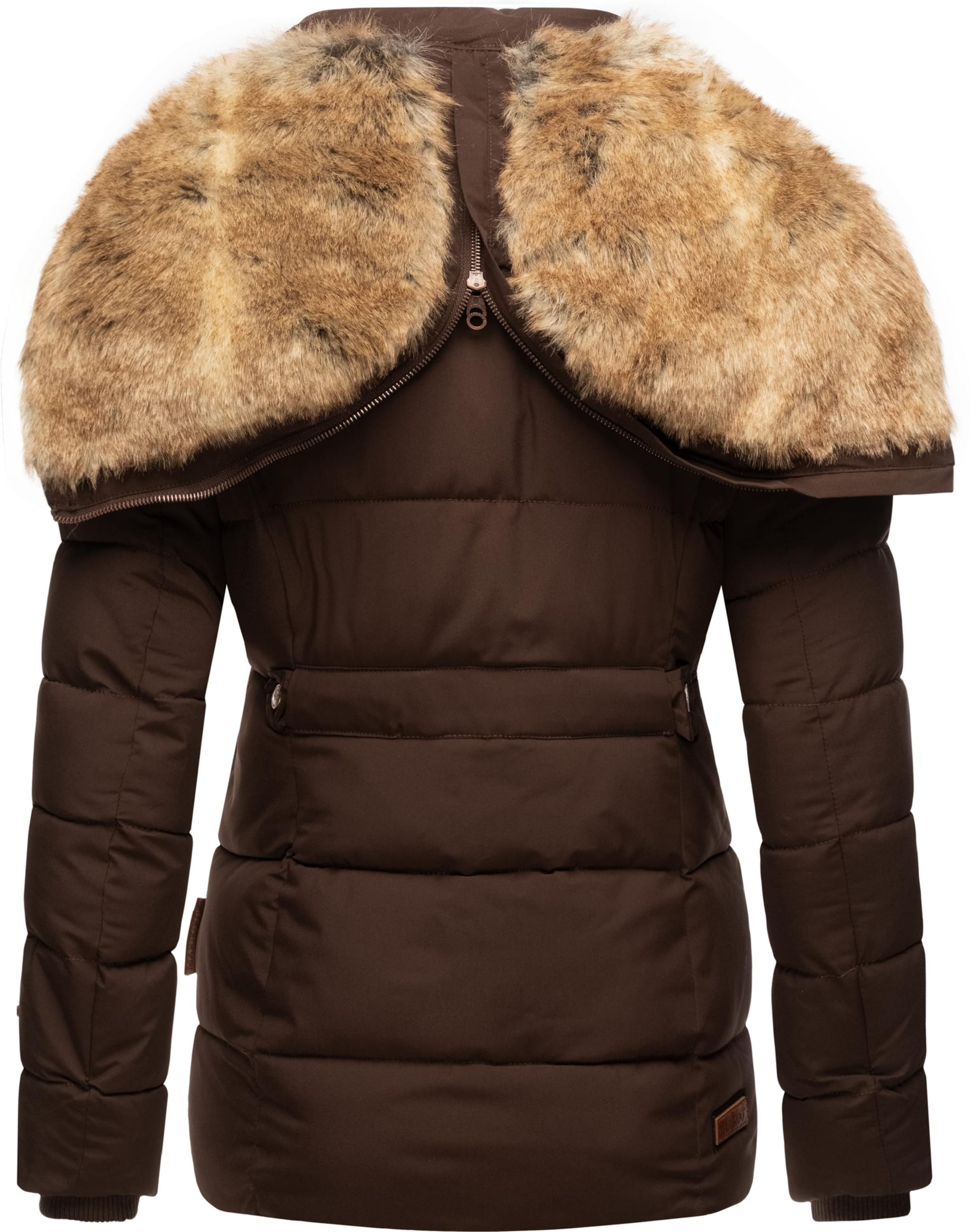 MARIKOO Winter jacket 'Nekoo' in Brown