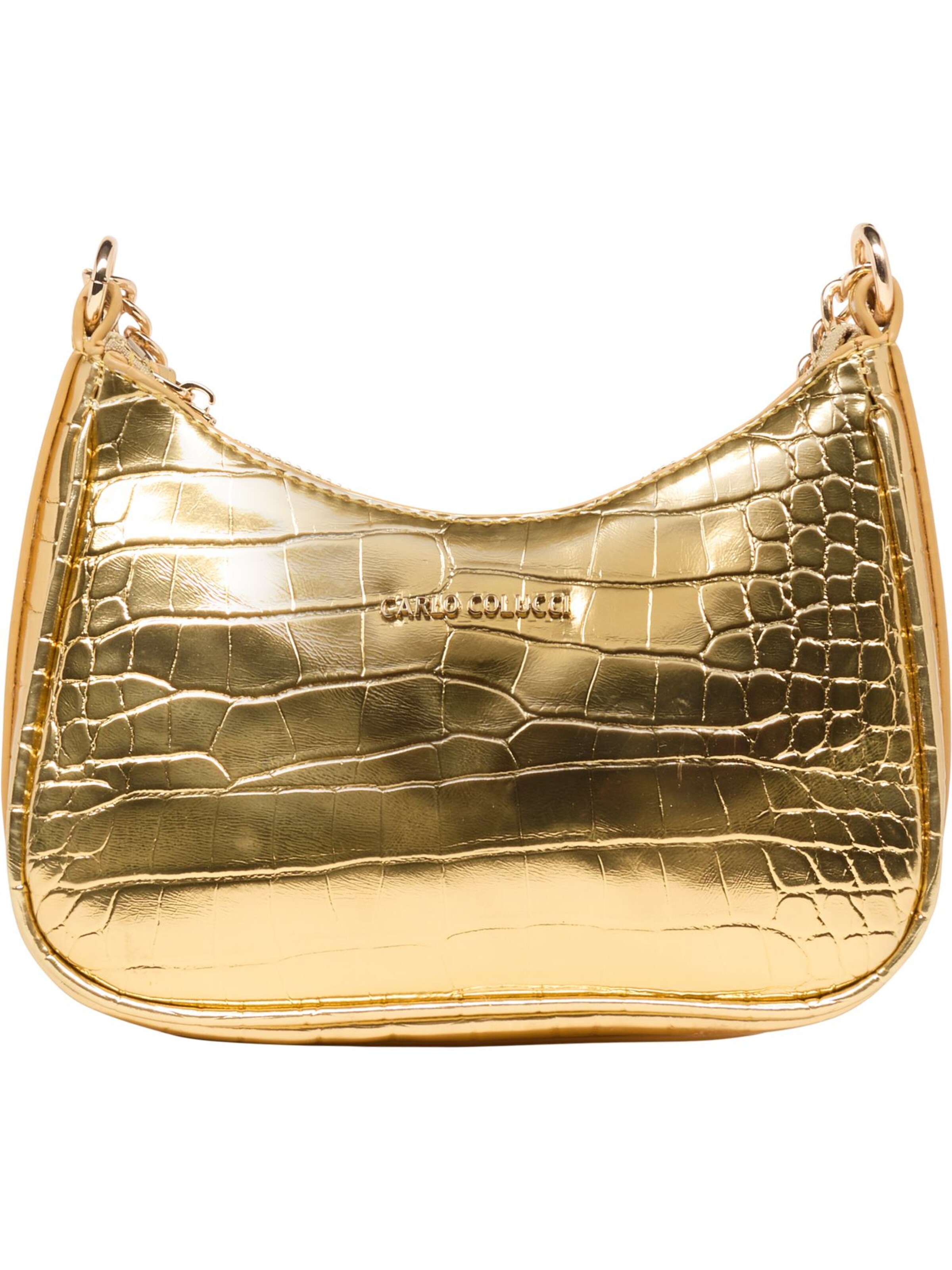 Carlo Colucci Handtasche 'Del Toso' in Gold: Vorderseite