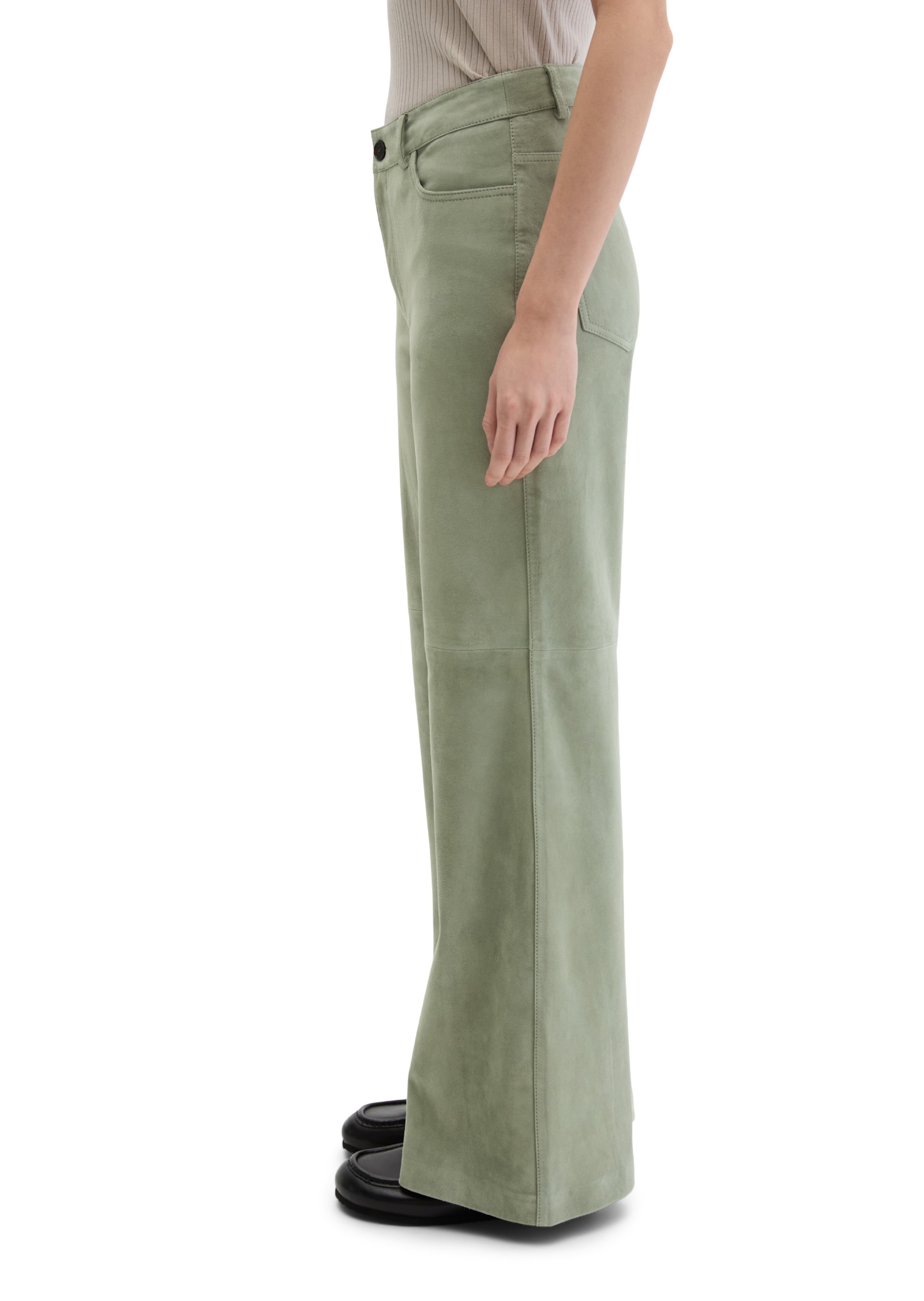 Marc O'Polo Flared Hose in Grün