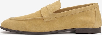 Slipper di Kazar in beige: frontale