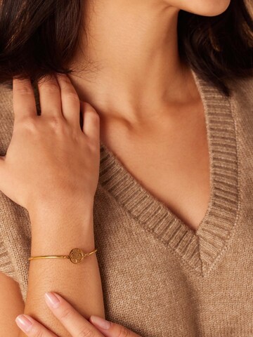 Bracelet Lucardi en or : devant