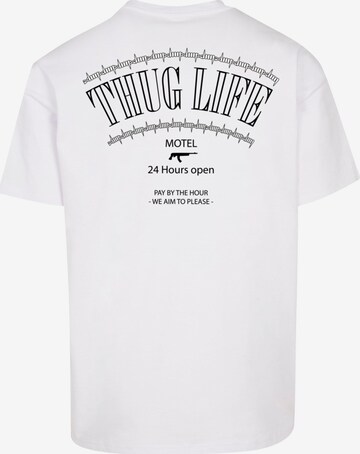 Thug Life T-Shirt 'Motel' in Weiß