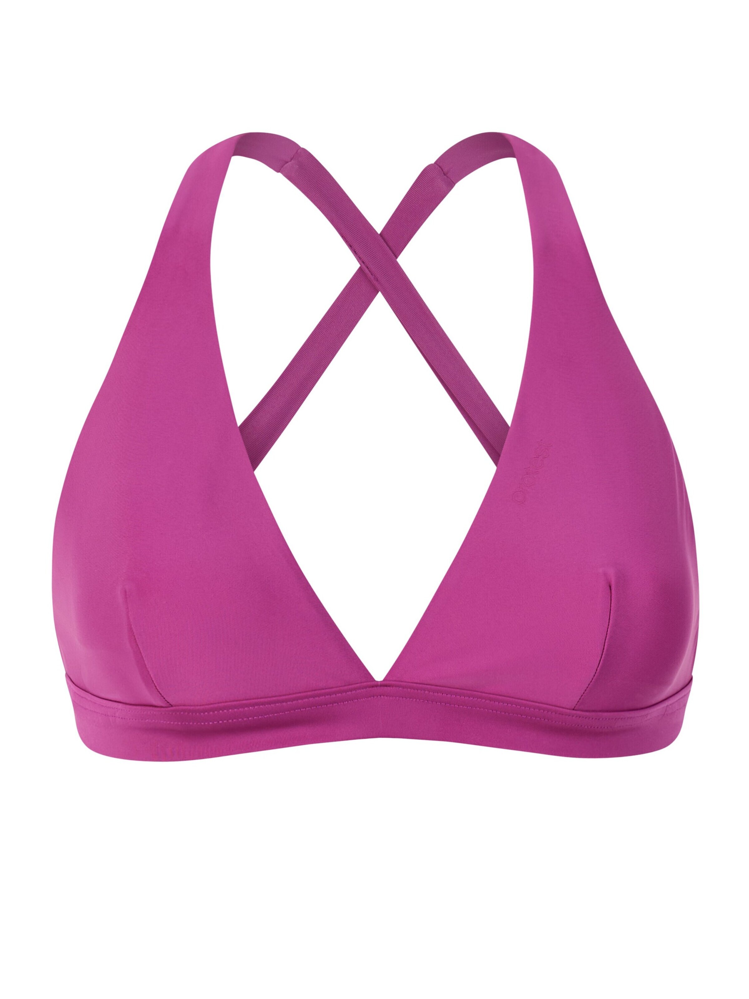 PROTEST Triangle Bikini top 'MIXEnds' in Pink: front