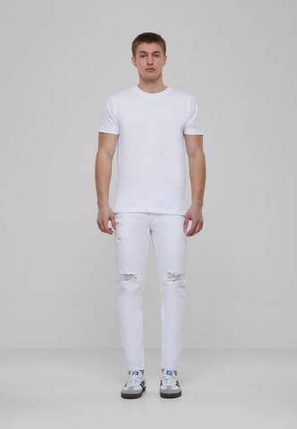 Slimfit Jeans di 2Y Premium in bianco