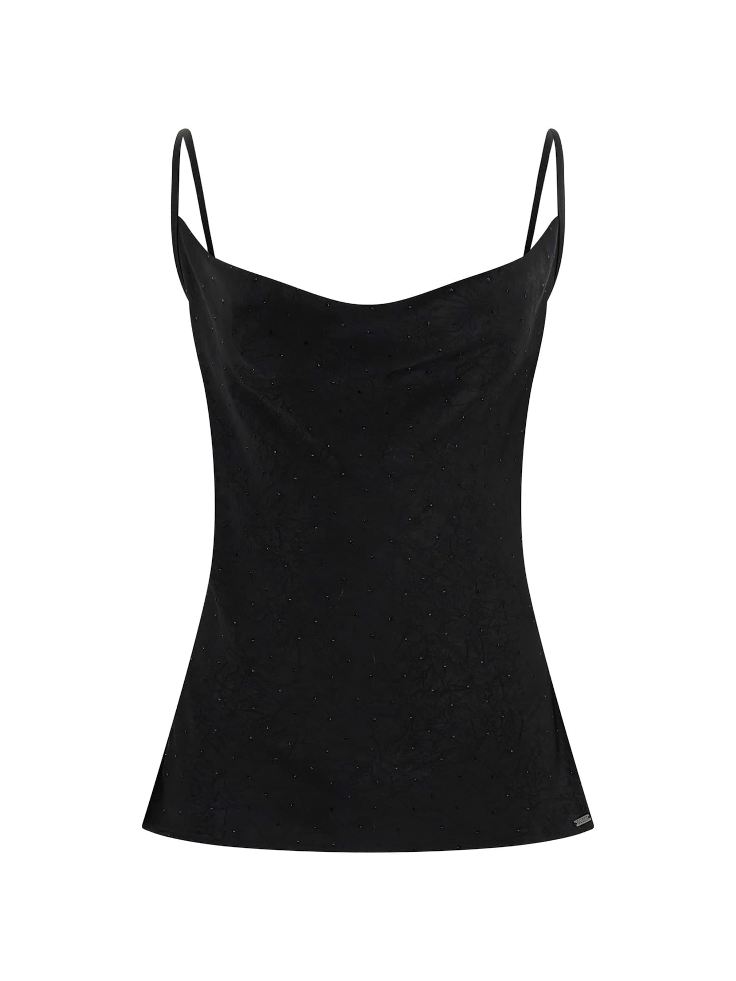 GUESS Top in Black: front
