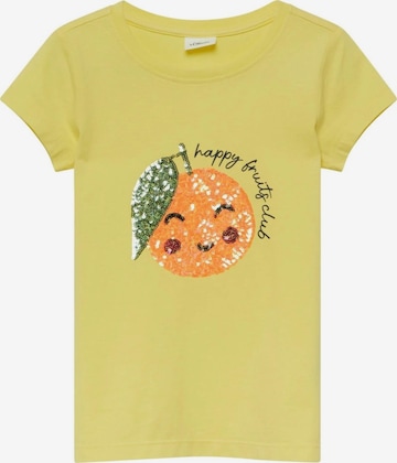 s.Oliver Shirt in Geel: voorkant