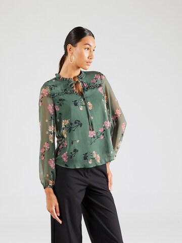VERO MODA Bluse 'MILLA' in Grün: Vorderseite