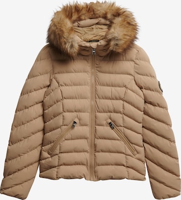 Superdry Between-Season Jacket 'Fuji' in Beige: front