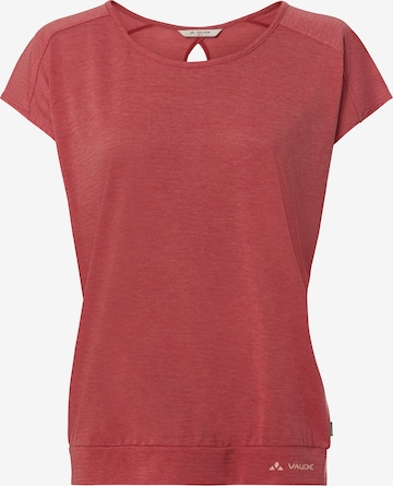 VAUDE Funktionsshirt 'Skomer III ' in Rot: Vorderseite
