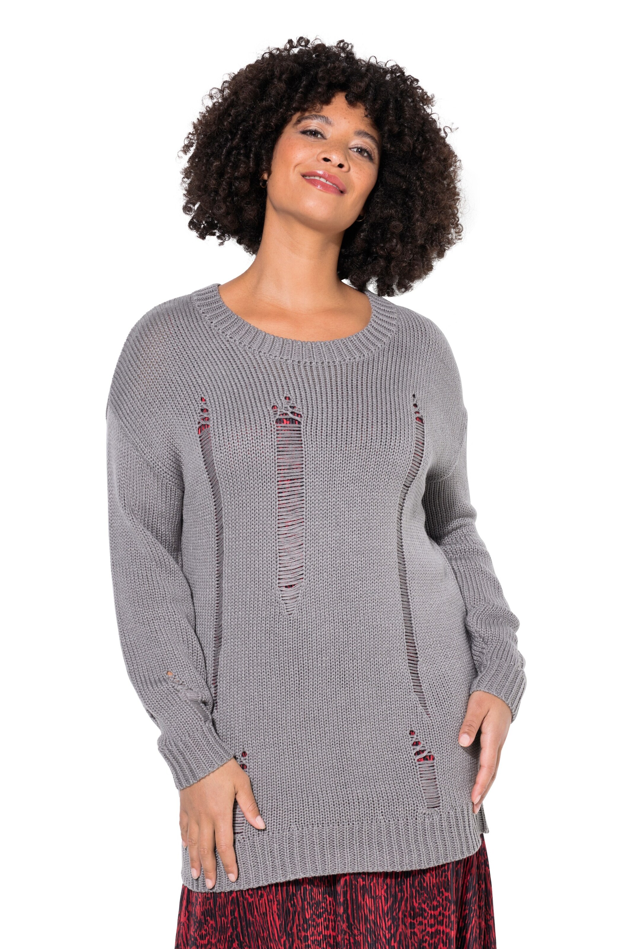 Angel of Style Pullover in Grau: Vorderseite