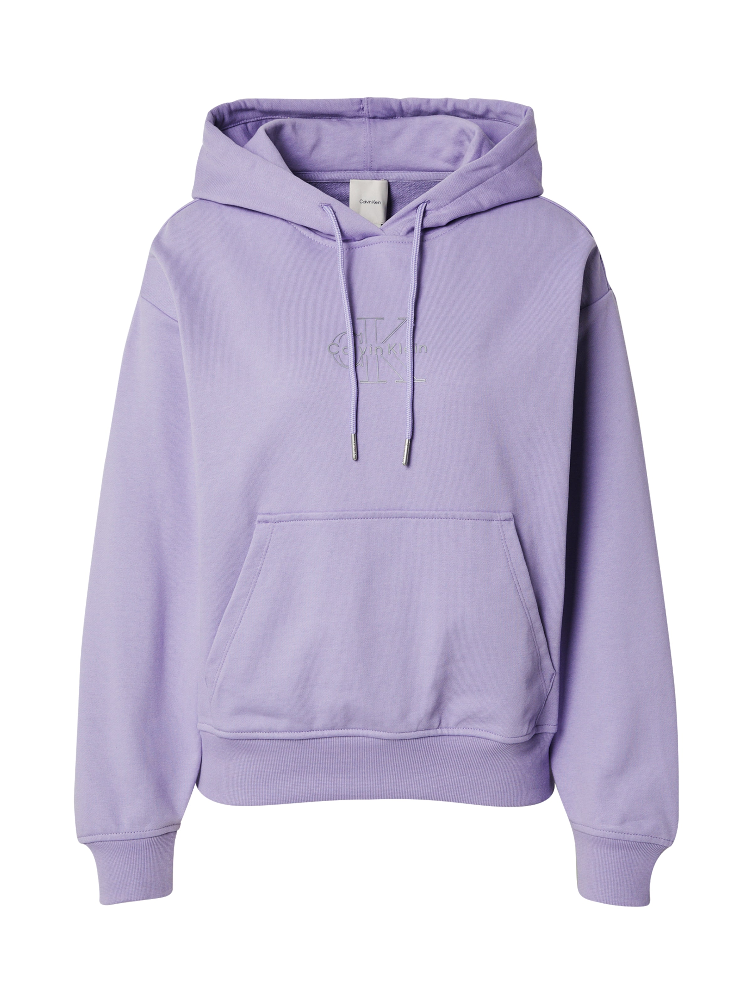 Calvin Klein Jeans Μπλούζα φούτερ 'CLASSIC' σε λιλά: μπροστά