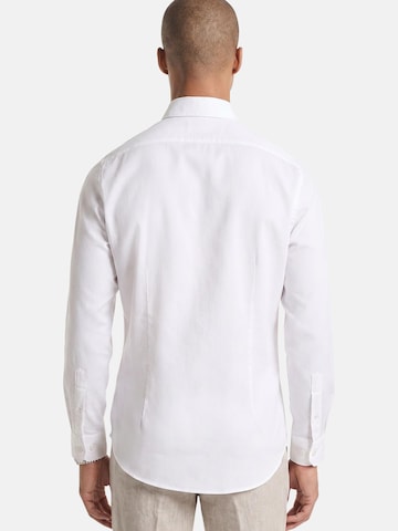 Regular fit Camicia 'DOBBY ENGINEERD MODERN FIT SHIRT CAMICIA' di Michael Kors in bianco