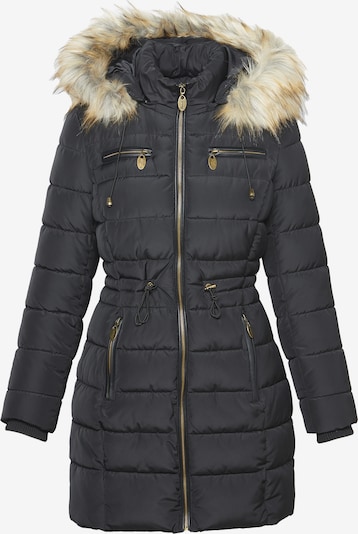 KOROSHI Winterjacke in beige / schwarz, Produktansicht