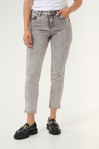 Kaffe Slim fit Jeans 'KAAmelia' in Grey: front
