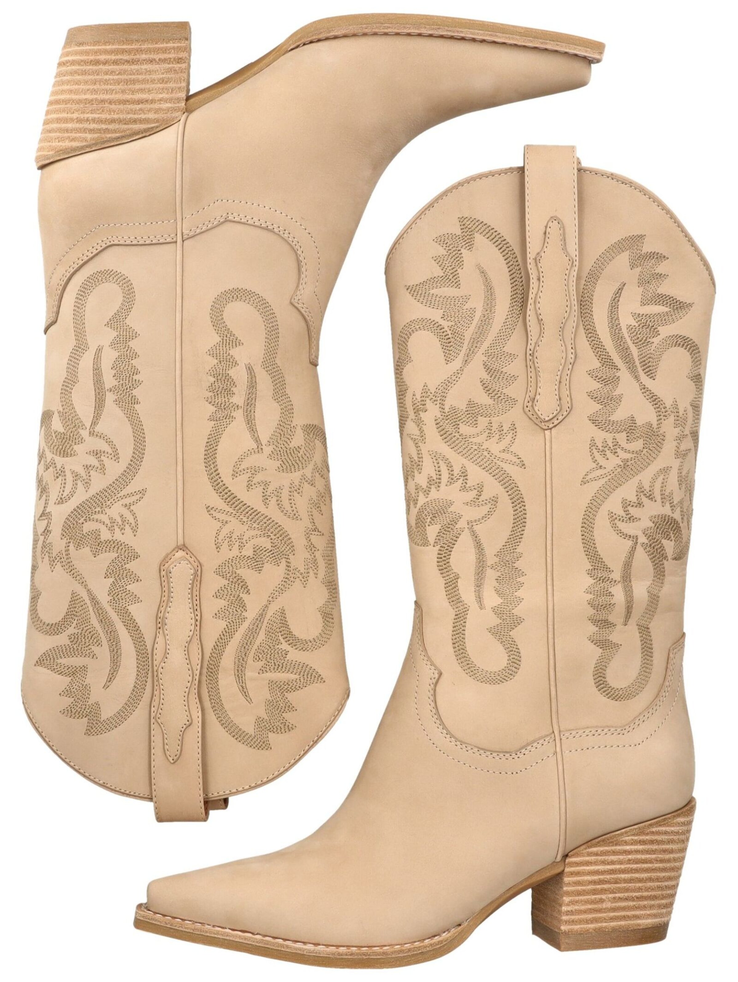 Jeffrey Campbell Cowboylaarzen in Beige