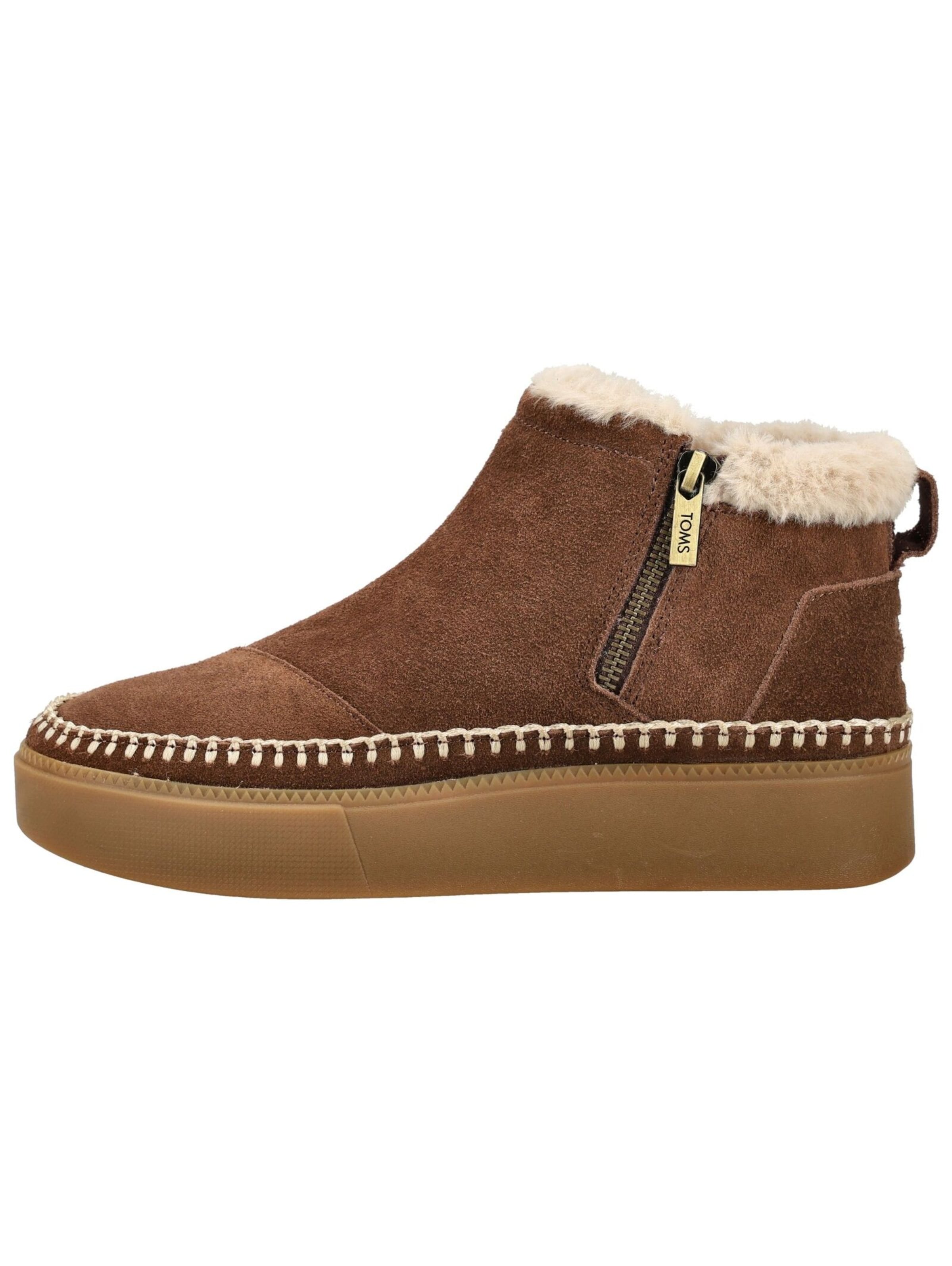 TOMS Enkellaarsjes in Bruin