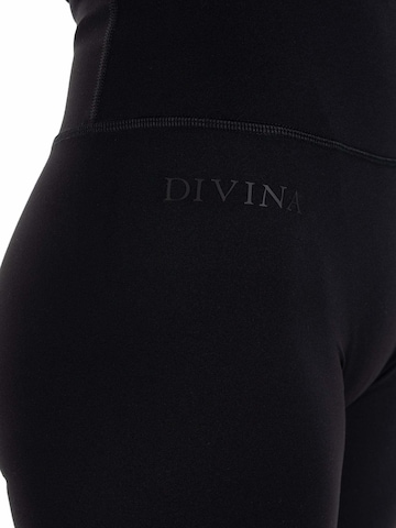 Skinny Pantalon de sport 'Athleisure' Divina en noir