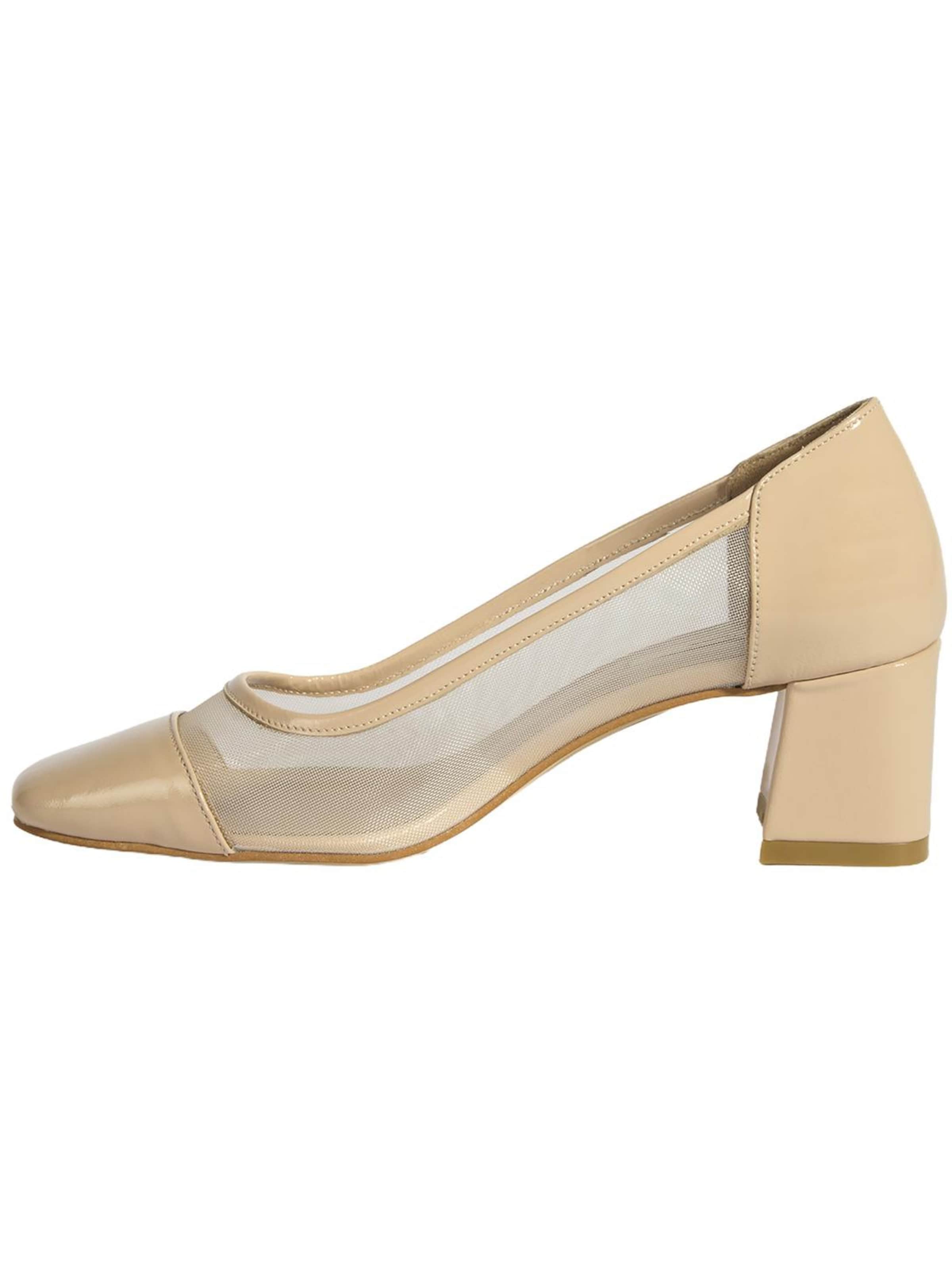 Desa Pumps 'Blockabsätze' in Beige