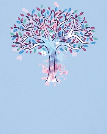 T-shirt 'Tree of life' Watapparel en bleu