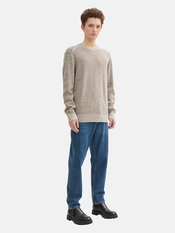 TOM TAILOR DENIM Sweater in Beige