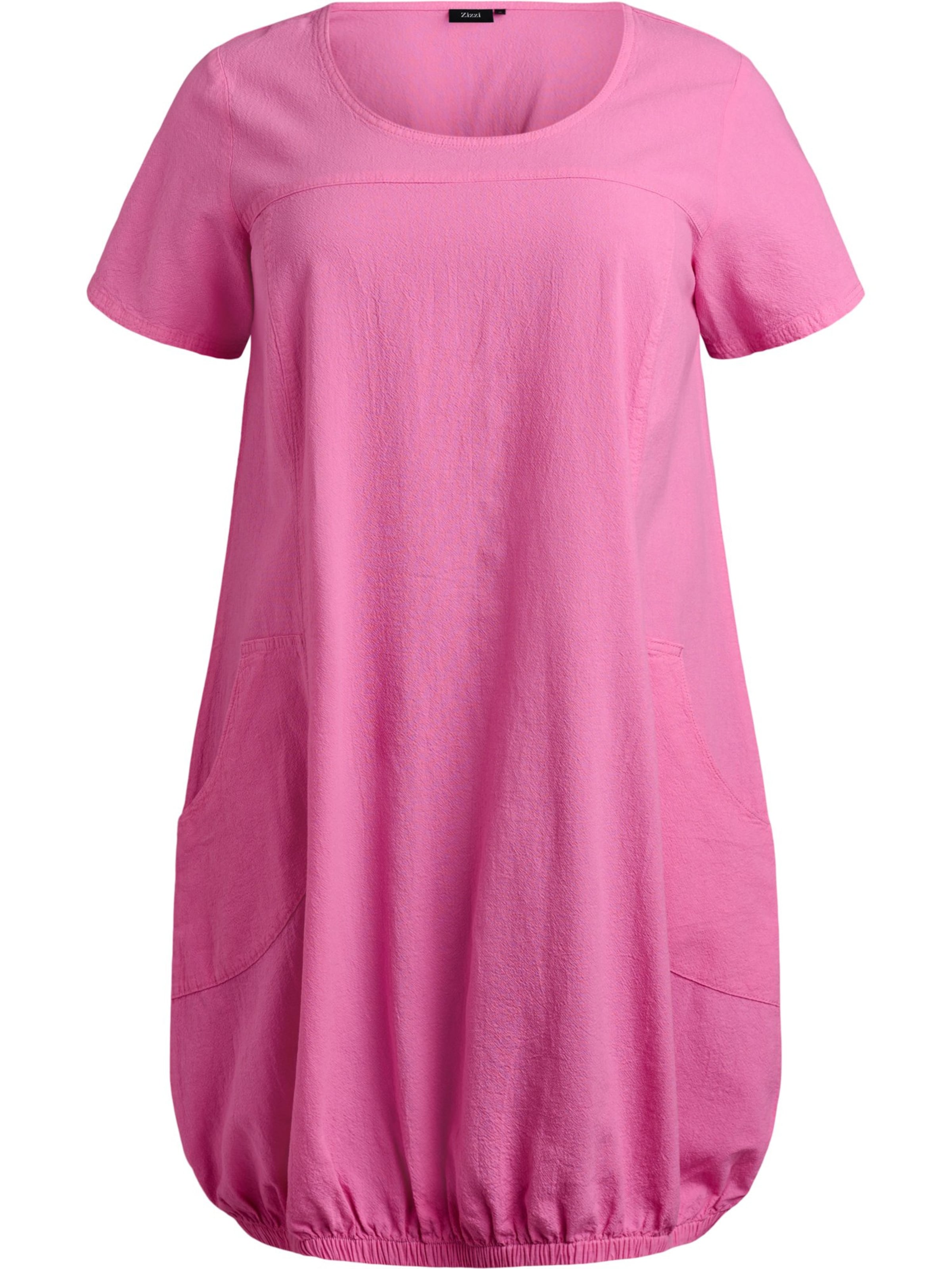 Zizzi Платье 'Jeasy' в Ярко-розовый: спереди