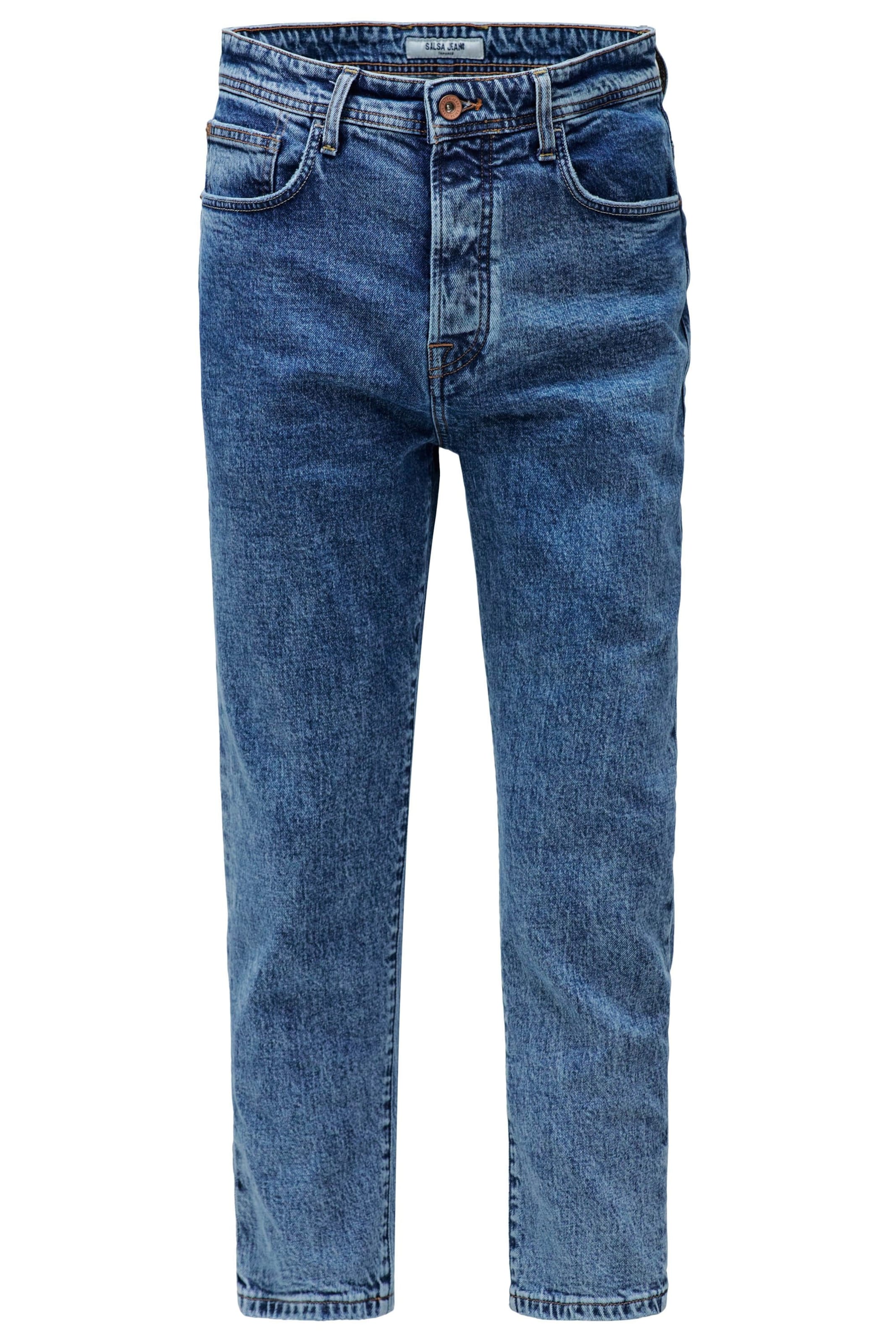 Salsa Jeans Slim fit Chino trousers in Blue: front