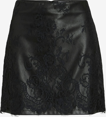 VILA Spódnica 'VIDINA' w kolorze czarny: przód