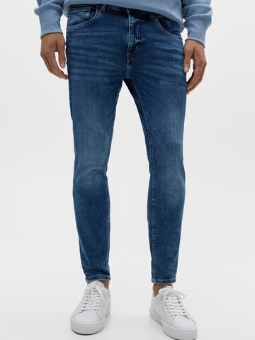 Pull&Bear Skinny Jeans in Blau