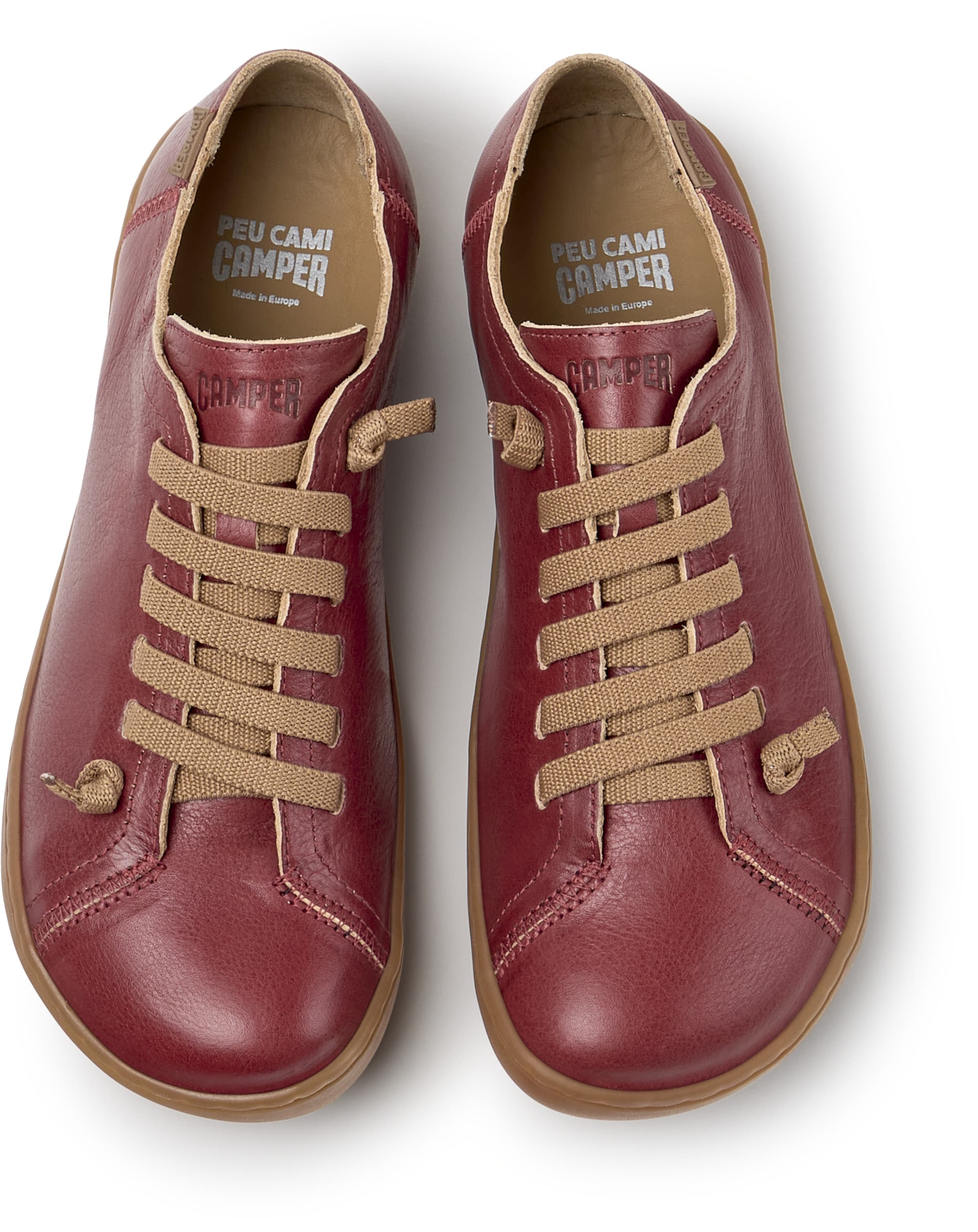 Baskets basses 'Peu Cami' CAMPER en rouge