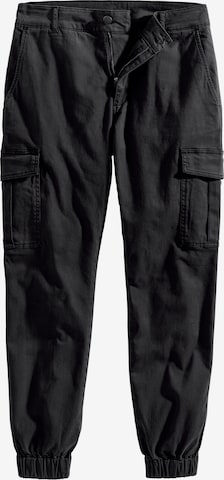 Authentic Le Jogger Tapered Hose in Schwarz: Vorderseite