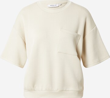 MSCH COPENHAGEN Sweatshirt 'Isora Ima' in Beige: voorkant