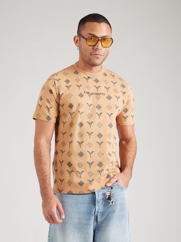 Carlo Colucci T-Shirt 'Falchi' in Beige: Vorderseite