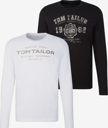 TOM TAILOR Tričko – černá: přední strana