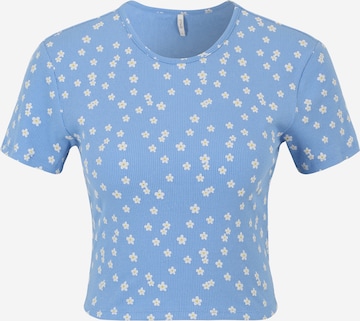 Only Petite Majica 'LINAS' | modra barva: sprednja stran