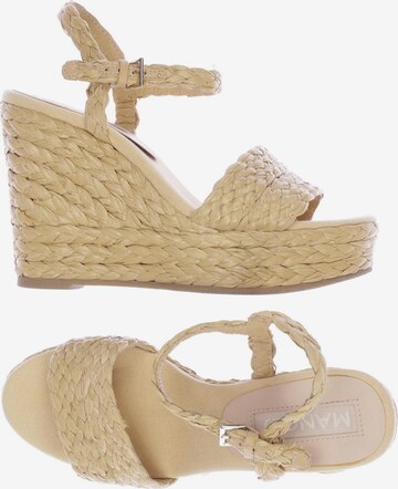 MANGO Sandals & High-Heeled Sandals in 38 in Beige: front