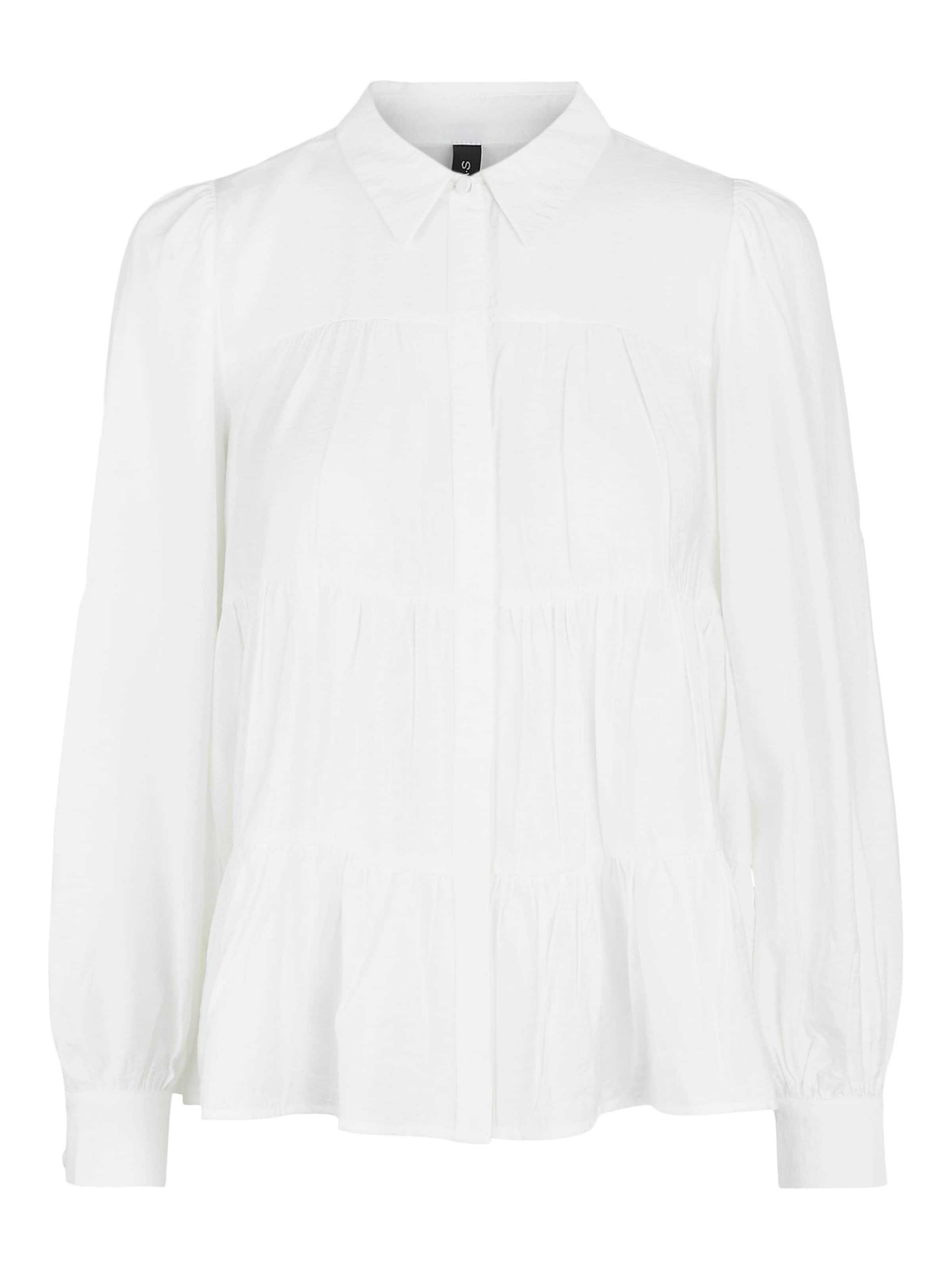 YAS Blúz 'Pala' - fehér: elől